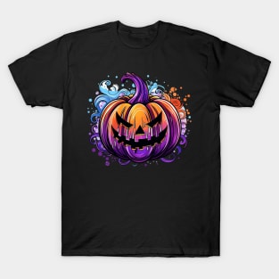 Multi Colored Pumpkin T-Shirt